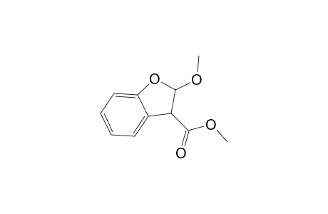 3-Benzofurancarboxylic acid, 2,3-dihydro-2-methoxy-, methyl ester, cis-