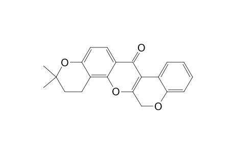1H-Bis[1]benzopyrano[3,4-b:6',5'-e]pyran-7(13H)-one, 2,3-dihydro-3,3-dimethyl-