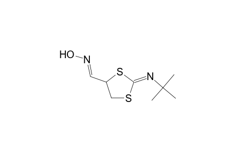 1,3-Dithiolane-4-carboxaldehyde, 2-tert-butylimino-, oxime