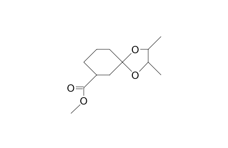 3R-Methoxycarbonyl-cyclohexanone 2R,3R-butanediol acetal