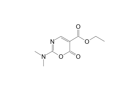 2-(dimethylamino)-6-keto-1,3-oxazine-5-carboxylic acid ethyl ester