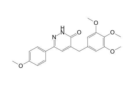 6-(4-Methoxyphenyl)-4-(3,4,5-trimethoxybenzyl)pyridazin-3(2H)-one