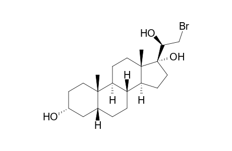 21-Bromo-5β-pregnane-3α,17,20α-triol