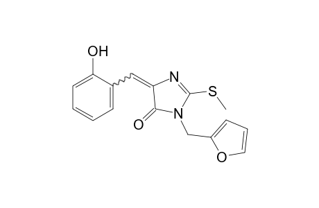 1-furfuryl-2-(methylthio)-4-salicylidene-2-imidazolin-5-one