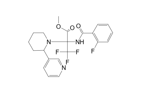 3,3,3-Trifluoro-2-(2-fluoro-benzoylamino)-2-(3,4,5,6-tetrahydro-2H-[2,3']bipyridinyl-1-yl)-propionic acid methyl ester