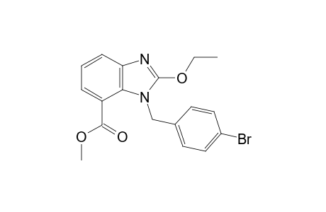 methyl 3-[(4-bromophenyl)methyl]-2-ethoxy-benzimidazole-4-carboxylate