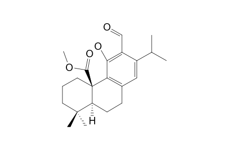 12-FORMYL-11-HYDROXY-8,11,13-ABIETATRIEN-2-OIC-ACID-METHYLESTER