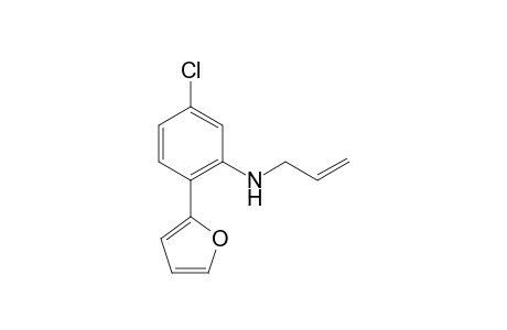 N-Allyl-5-chloro-2-(2-furyl)aniline