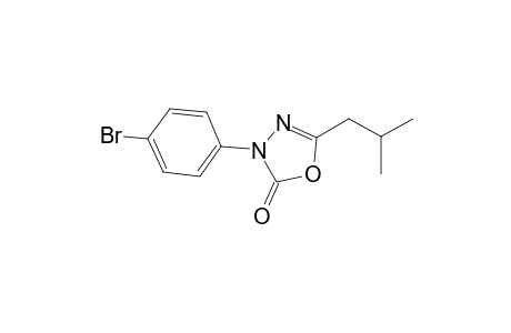 .delta.2-1,3,4-Oxadiazolin-5-one, 4-(p-bromophenyl)-2-isobutyl-