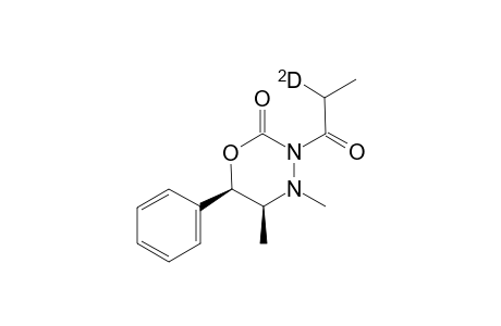 (5S,6R)-3-(2-deuterio-1-oxopropyl)-4,5-dimethyl-6-phenyl-1,3,4-oxadiazinan-2-one