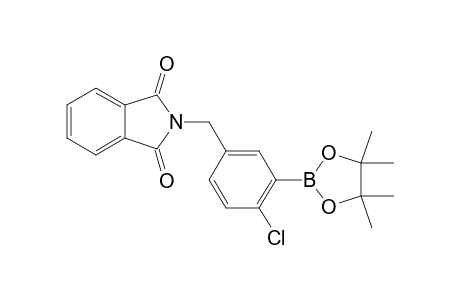 2-[4-CHLORO-3-(4,4,5,5-TETRAMETHYL-1,3,2-DIOXABOROLAN-2-YL)-BENZYL]-ISOINDOLINE-1,3-DIONE