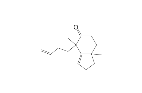 5H-Inden-5-one, 4-(3-butenyl)-1,2,4,6,7,7a-hexahydro-4,7a-dimethyl-, trans-(.+-.)-