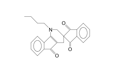 Spiro[2H-indene-2,3'-[3H]indeno[1,2-b]pyridine]-1,3,5'(2'H)-trione, 1'-butyl-1',4'-dihydro-