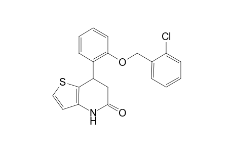 7-{2-[(2-chlorophenyl)methoxy]phenyl}-4H,5H,6H,7H-thieno[3,2-b]pyridin-5-one