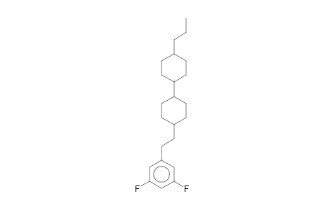 Benzene, 1,3-difluoro-5-[2-(4'-propyl[1,1'-bicyclohexyl]-4-yl)ethyl]-
