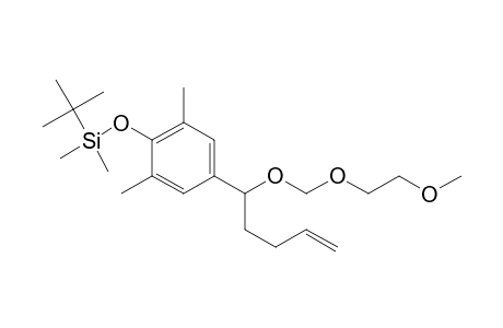tert-Butyl-[4-[1-(2-methoxyethoxymethoxy)pent-4-enyl]-2,6-dimethyl-phenoxy]-dimethyl-silane