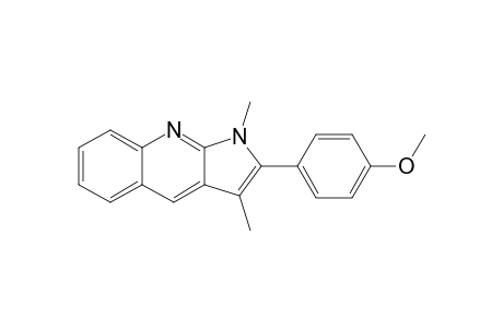1,3-Dimethyl-2-(4-methoxyphenyl)pyrrolo[2,3-b]quinoline