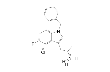 1H-indole-3-ethanaminium, 5-fluoro-alpha-methyl-1-(phenylmethyl)-, chloride