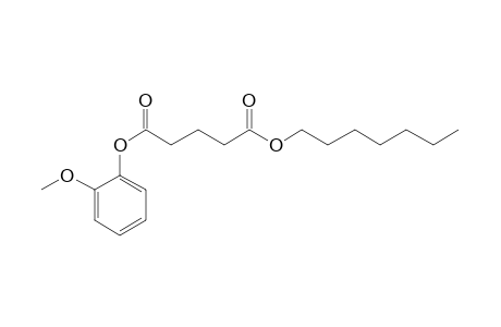 Glutaric acid, heptyl 2-methoxyphenyl ester