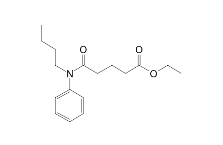 Glutaric acid, monoamide, N-butyl-N-phenyl-, ethyl ester