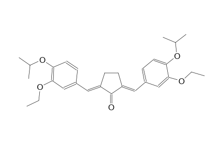 (2E,5E)-2,5-bis(3-ethoxy-4-isopropoxybenzylidene)cyclopentanone