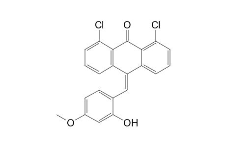 1,8-Dichloro-10-(2-hydroxy-4-methoxybenzylidene)-10H-anthracen-9-one