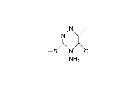 4-Amino-3-methylthio-6-methyl-1,2,4-triazin-5(4H)-one