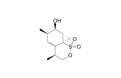 (2S,3R,6S,10R)-3,6,10-Trimethyl-2-hydroxy-8-oxa-9-thibicyclo[4.4.0(5,10)]dec-4-ene