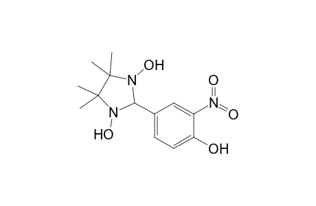 2-(4-Hydroxy-3-nitrophenyl)-4,4,5,5-tetramethylimidazolidine-1,3-diol