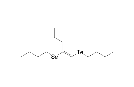 (E)-1-Butyltelluro-2-butylseleno-1-pentene