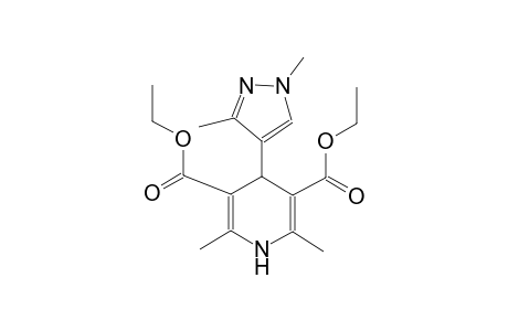 diethyl 4-(1,3-dimethyl-1H-pyrazol-4-yl)-2,6-dimethyl-1,4-dihydro-3,5-pyridinedicarboxylate
