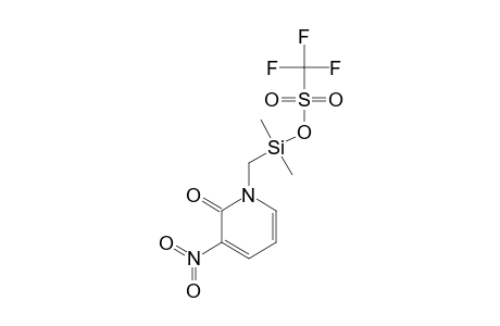 1-(TRIFLUOROMETHYLSULFONYLOXYDIMETHYLSILYLMETHYL)-3-NITRO-2-PYRIDONE