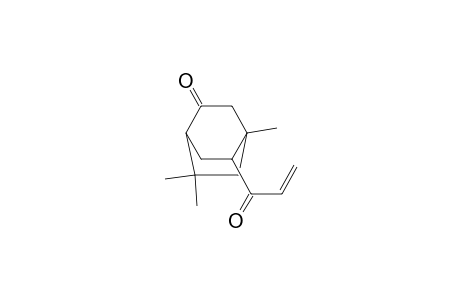 Bicyclo[2.2.2]octanone, 4,6,6-trimethyl-8-(1-oxo-2-propenyl)-, (1.alpha.,4.alpha.,8S*)-(.+-.)-