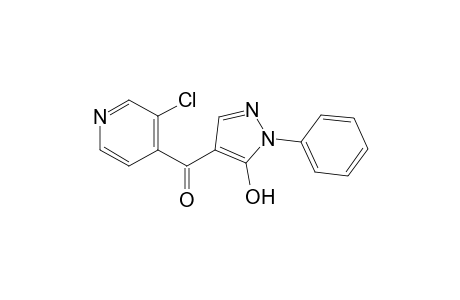 (3-Chloropyridin-4-yl)(5-hydroxy-1-phenyl-1H-pyrazol-4-yl)methanone