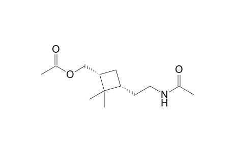 (1R,3R)-(+)-3-(2-Acetamidoethyl)-2,2-dimethylcyclobutylmethyl acetate