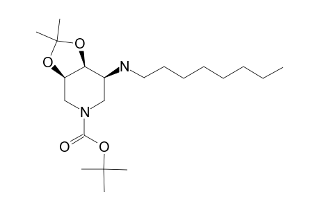 (3R,4S,5S)-N-(TERT.-BUTYLOXYCARBONYL)-3,4-(ISOPROPYLIDENEDIOXY)-5-OCTYLAMINO-PIPERIDINE