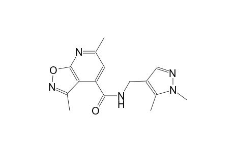 isoxazolo[5,4-b]pyridine-4-carboxamide, N-[(1,5-dimethyl-1H-pyrazol-4-yl)methyl]-3,6-dimethyl-