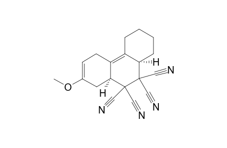 (8aS,10aR)-7-Methoxy-1,2,3,4,5,8,8a,10a-octahydro-9,9,10,10-phenanthrenetetracarbonitrile