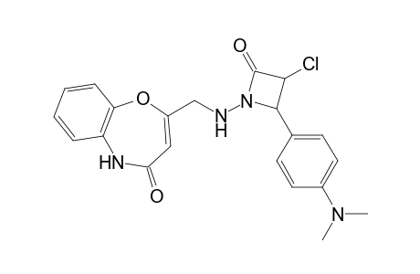 7-{[3-Chloro-2-(4-dimethylamino-phenyl)-4-oxo-azetidin-1-ylamino]-methyl}-4H-[1,4]oxazepin-5-one