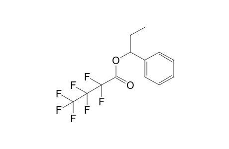 1-Phenylpropyl heptafluorobutanoate