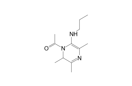 1-Acethyl-1,2-dihydro-2,3,5-trimethyl-6-n-propylaminopyrazine
