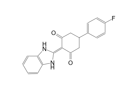1,3-cyclohexanedione, 2-(1,3-dihydro-2H-benzimidazol-2-ylidene)-5-(4-fluorophenyl)-