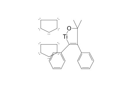 1-Oxa-2-titanacyclopent-3-ene, bis(.eta.-5-cyclopentadienyl)-5,5-dimethyl-3,4-diphenyl-