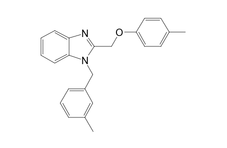 1-(3-Methylbenzyl)-2-[(4-methylphenoxy)methyl]-1H-benzimidazole