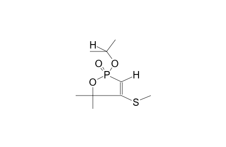 2-OXO-2-ISOPROPOXY-4-METHYLTHIO-5,5-DIMETHYL-1,2-OXAPHOSPHOL-3-ENE