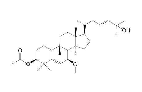 3.beta.-Acetoxy-7.beta.-methoxy-Cucurbita-5,23(E)-dien-25-ol