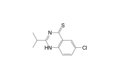 6-Chloranyl-2-propan-2-yl-1H-quinazoline-4-thione
