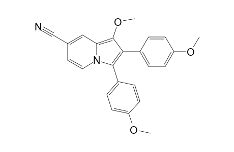 1-Methoxy-2,3-bis(4-methoxyphenyl)-7-indolizinecarbonitrile