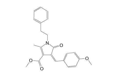 1H-pyrrole-3-carboxylic acid, 4,5-dihydro-4-[(4-methoxyphenyl)methylene]-2-methyl-5-oxo-1-(2-phenylethyl)-, methyl ester, (4Z)-
