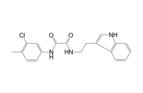 N~1~-(3-chloro-4-methylphenyl)-N~2~-[2-(1H-indol-3-yl)ethyl]ethanediamide